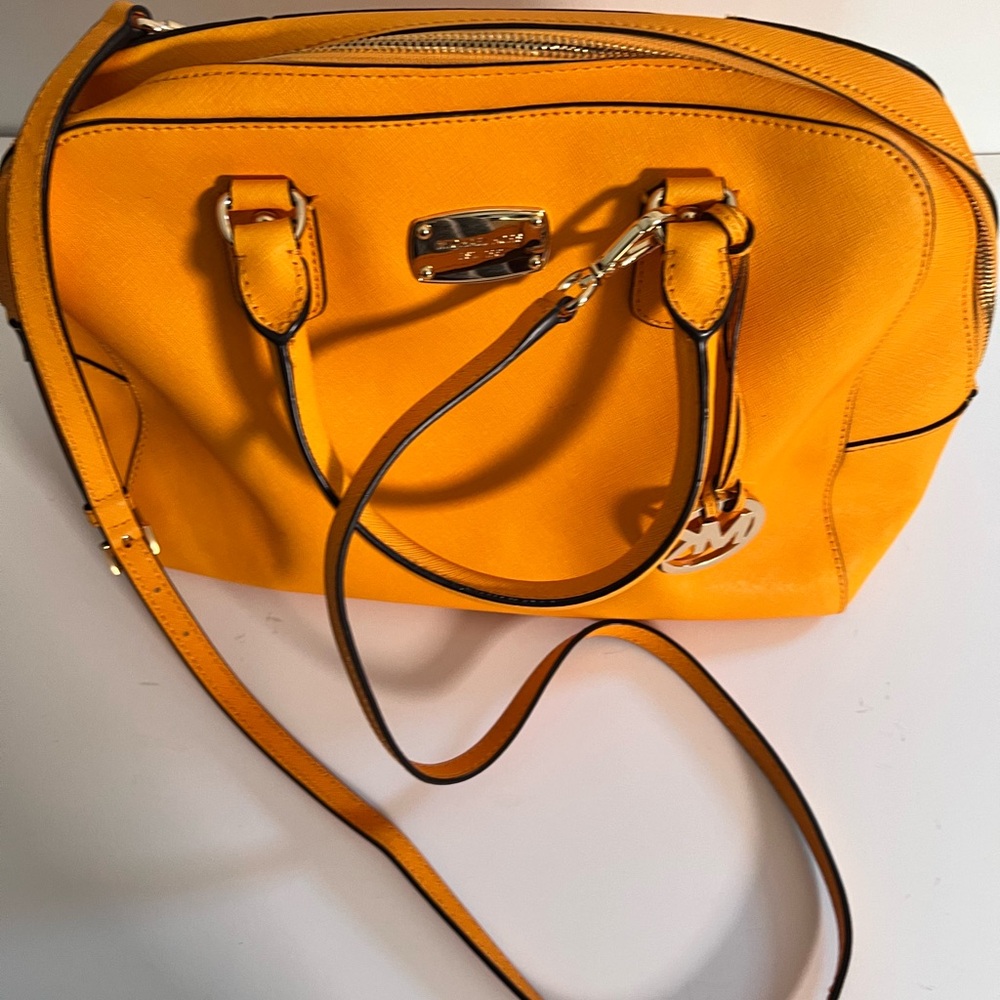 MICHAEL Michael Kors Bright Yellow Satchel